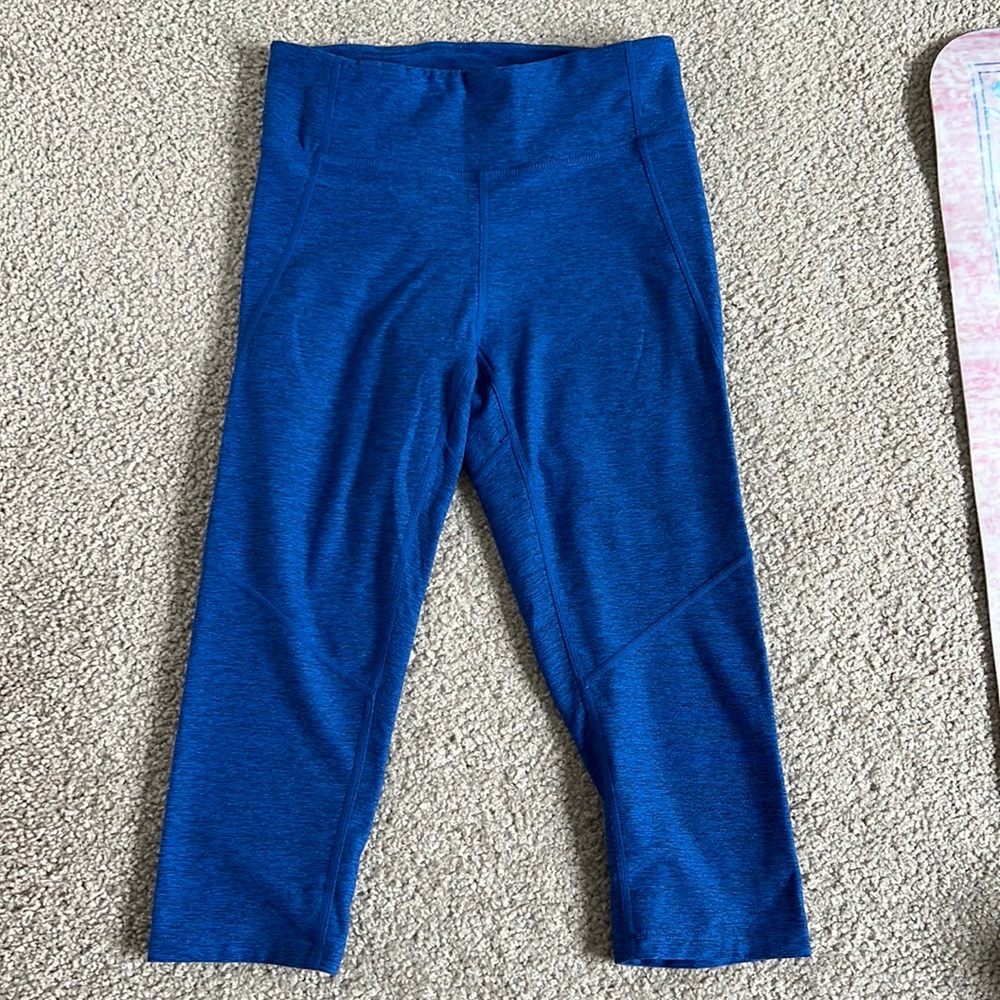 Outdoor Voices Blue Kneecap Leggings